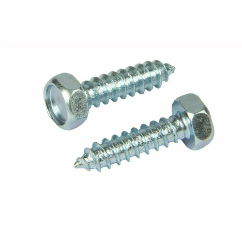 Саморез 5,5х32 с шестигранной головой DIN 7976 Sorrex OY оцинкованный с острым наконечником (20 штук)