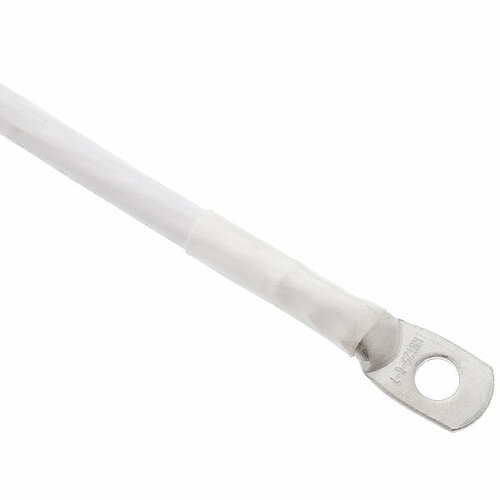 Перемычка ПВ3/ПуГВ 25кв мм белая длина 500мм диаметр отв. наконечника 8мм