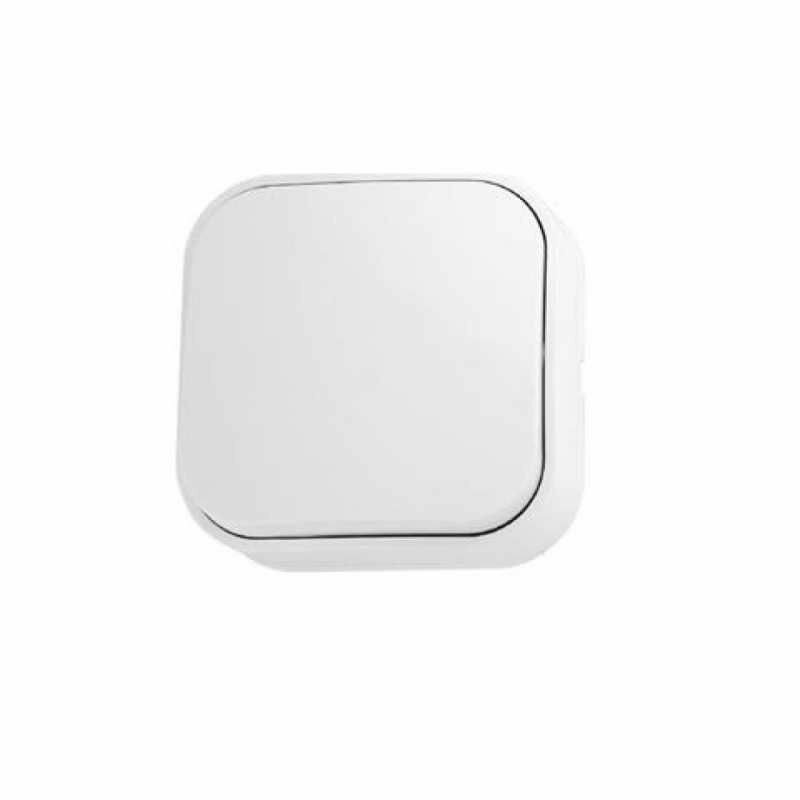 фото HOROZ EVA выкл. ОУ 1 кл. 250В/10А (корп. ABS-пластик) бел. 112-001-0001