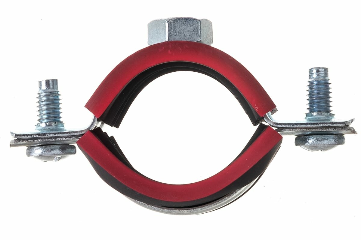 фото Сантехнический хомут для труб с гайкой Gigant 1", 32-35, М8, 5 шт. G/1/80