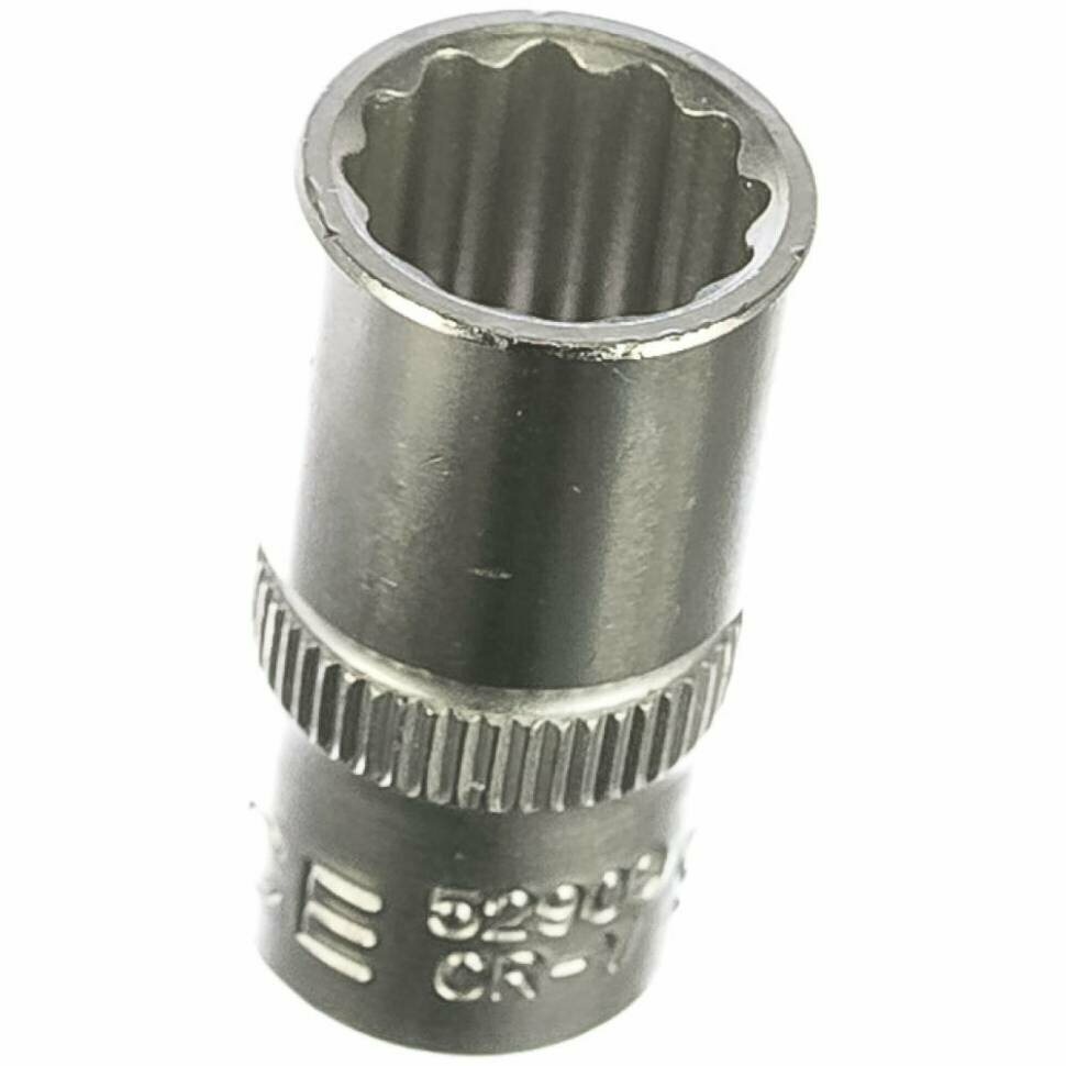 Головка короткая 12-гранная (9 мм; 1/4DR) FORCE 52909