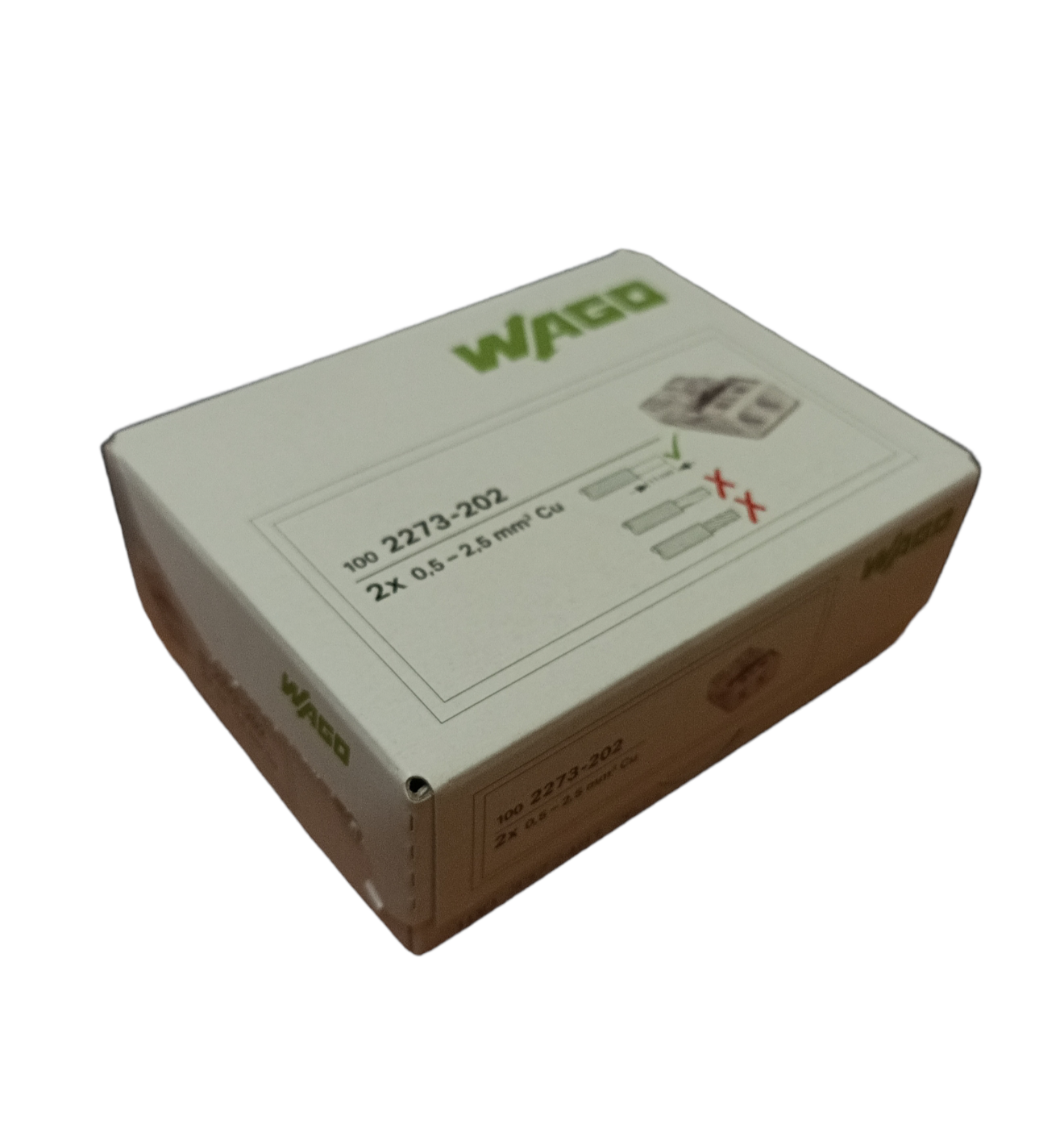 Клемма WAGO 2273-202, 100 шт, вакуумная упаковка
