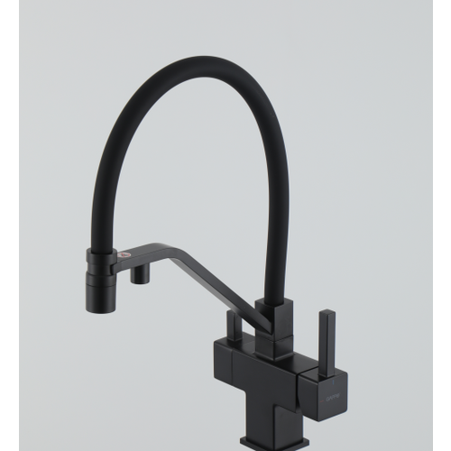 Смеситель для кухни с подключением фильтра питьевой воды черный G4395-66 смеситель для кухни с подключение фильтра питьевой воды черный haiba hb76803 7