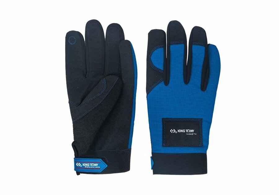 фото Перчатки универсальные с магнитными вставками, размер XL KING TONY 9TH45-XL