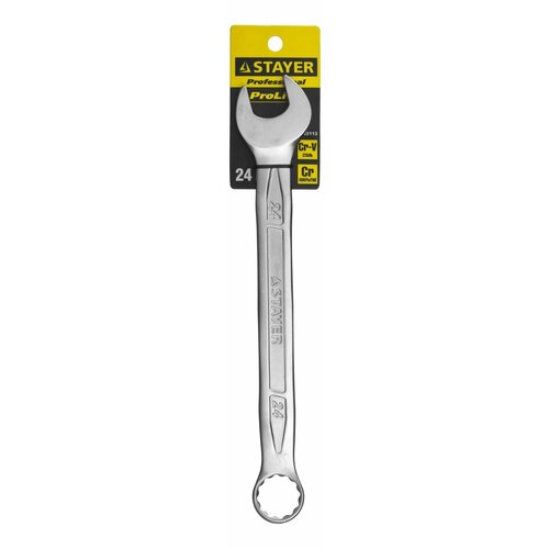 STAYER HERCULES, 24 мм, комбинированный гаечный ключ, Professional (27081-24)