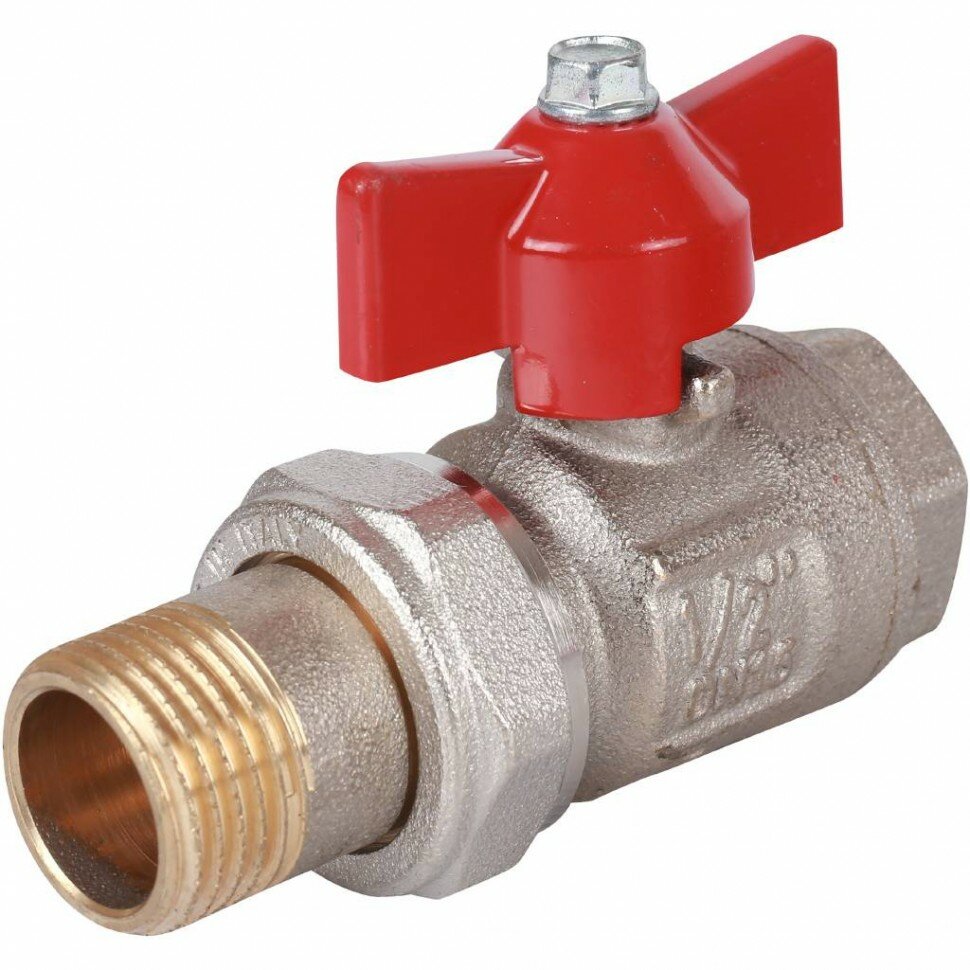 Кран шаровой Ideal с накидной гайкой 1 2  ITAP ART 098  26096 