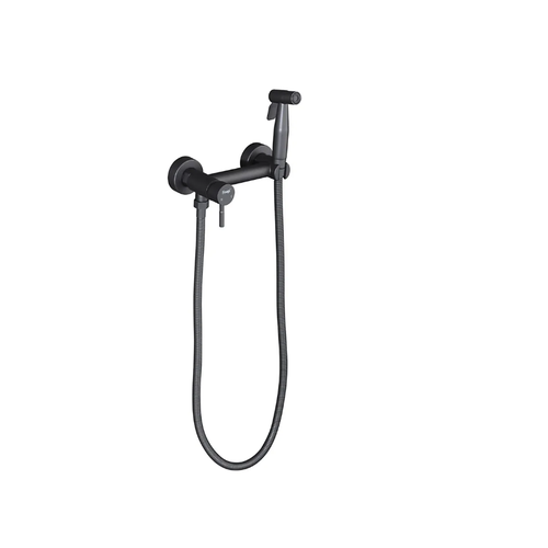 FRAP F7503-9, Смеситель гигиенический душ со смесителем, оружейная сталь, латунь гигиенический душ со смесителем frap f7503 9