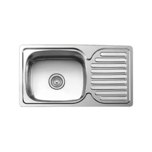 Мойка TDF квадратная врезная с сушилкой 780х480х180.0,8 пол /10