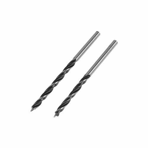 Сверло по дереву тундра цилиндрический хвостовик 3 х 60 мм 2 шт 152₽
