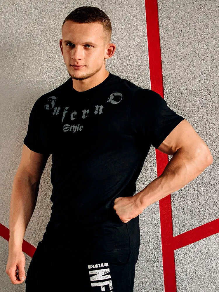 Футболка Inferno Style, размер 2XL, чёрный — фото 1