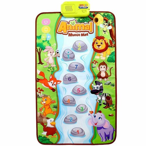 Музыкальный коврик Первые шаги 80см 9350428 1965₽