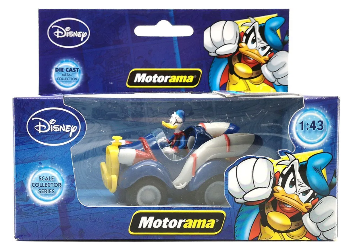 фото Motorama Disney Коллекционная машинка Дональд Дак 1:43 496035-1