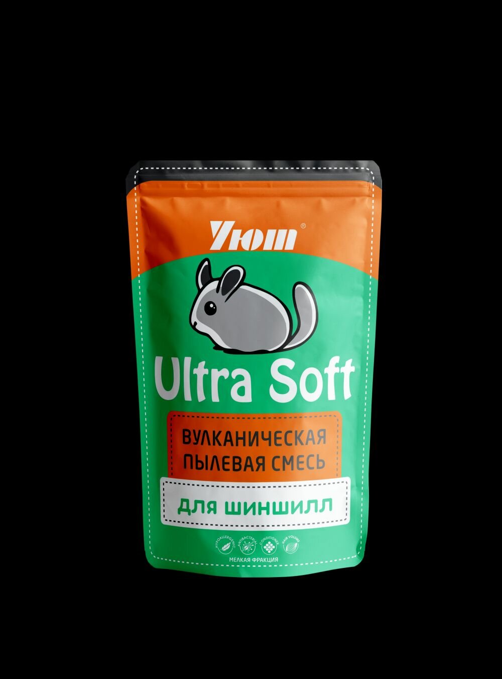 Уют Вулканическая смесь для шиншилл Ultra Soft, 0.73 л - фотография № 3