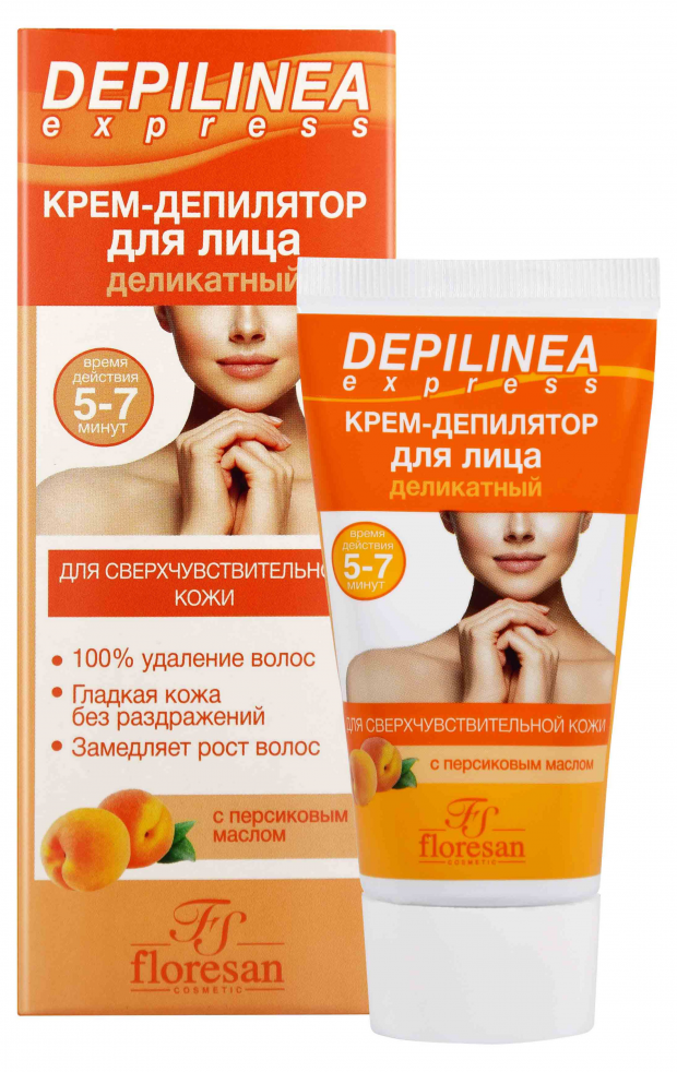 Крем-депилятор для лица Floresan Cosmetic Деликатный