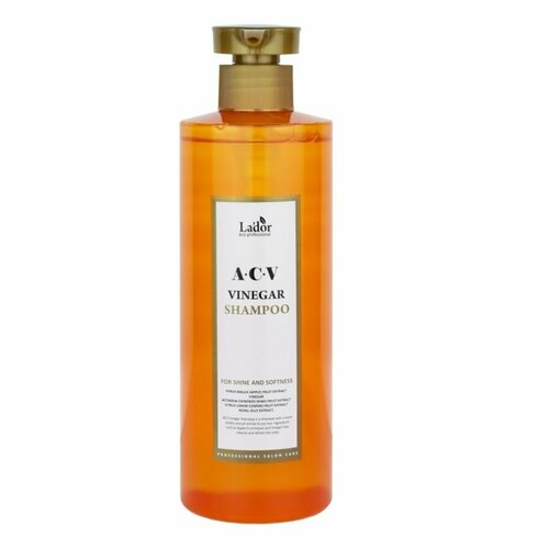 La'dor Шампунь для жирных волос с яблочным уксусом ACV VINEGAR SHAMPOO, 430мл