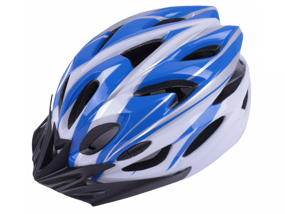 Шлем защитный VSH25 In-Mold сине-белый, (L) 58-62см взрослый