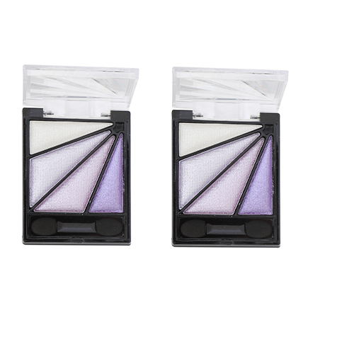 Farres cosmetic Тени для век четырехцветные №7 сиреневые, 2 шт