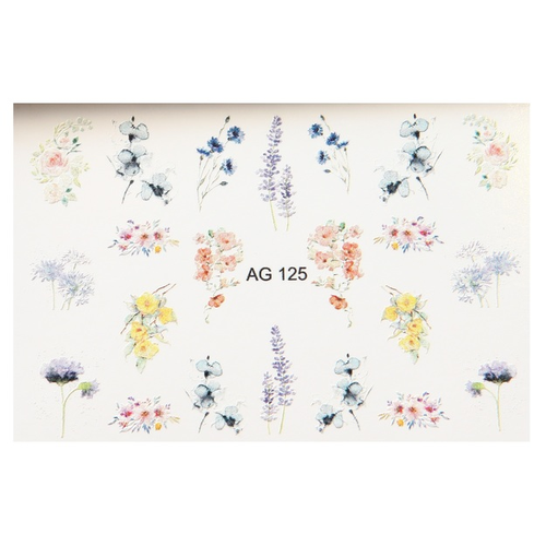 слайдер дизайн charme аэрография новогодние животные ag 544 Слайдер-дизайн Charme аэрография - цветы AG 112