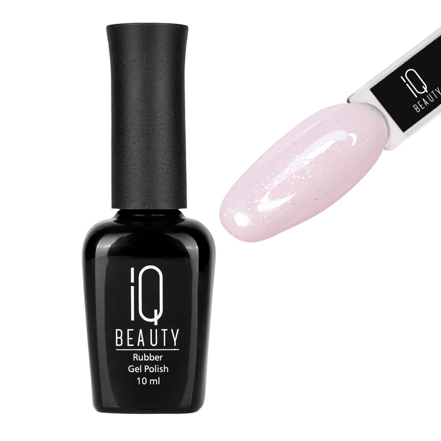 IQ BEAUTY 164 гель-лак каучуковый с кальцием / IQ BEAUTY Adore 10 мл - фото №1