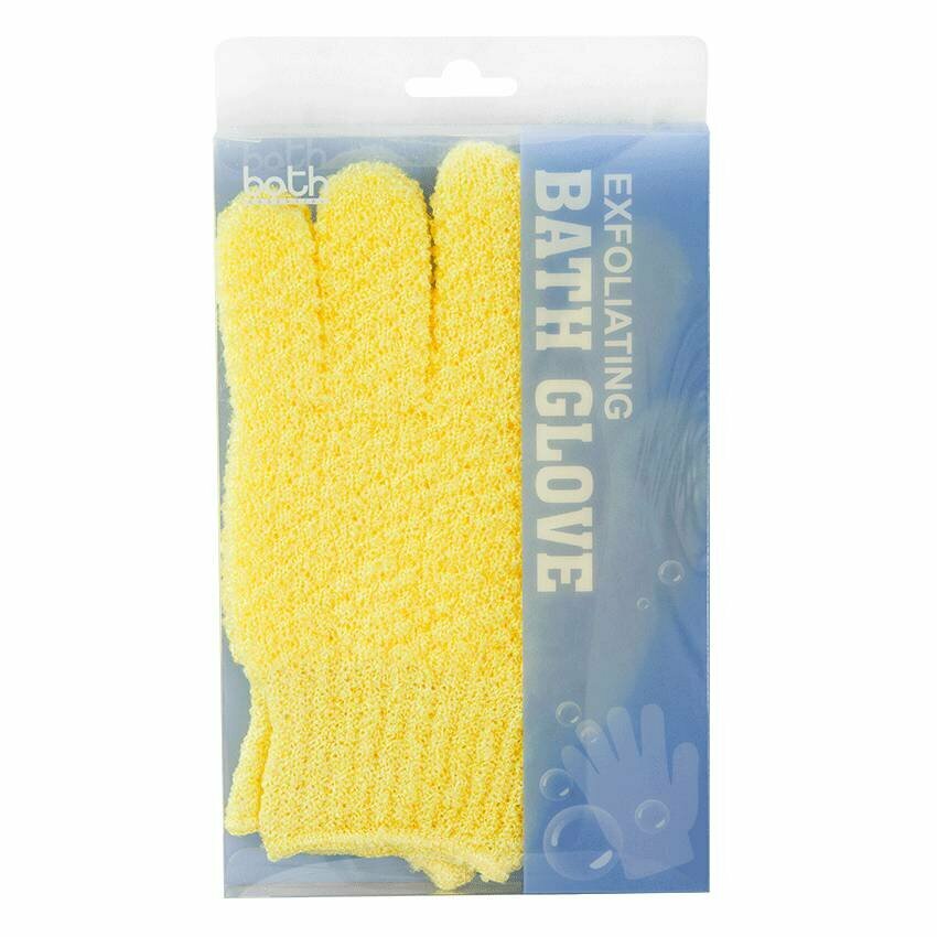 фото Перчатки Bath Glove отшелушивающие желтые, 2 шт