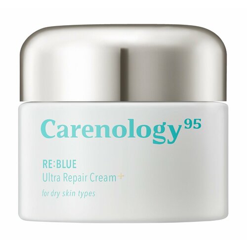 CARENOLOGY95 Re: Blue Ultra Repair Cream Plus Крем для лица восстанавливающий ультра питание, 50 мл интенсивный восстанавливающий крем для лица с голубой пижмой carenology95 re blue ultra repair cream 50 мл