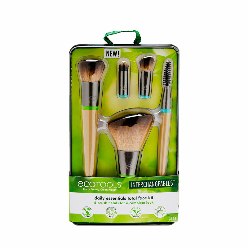 Набор кистей для макияжа Ecotools Interchangeables Daily Essentials Total Face Kit - фото №1