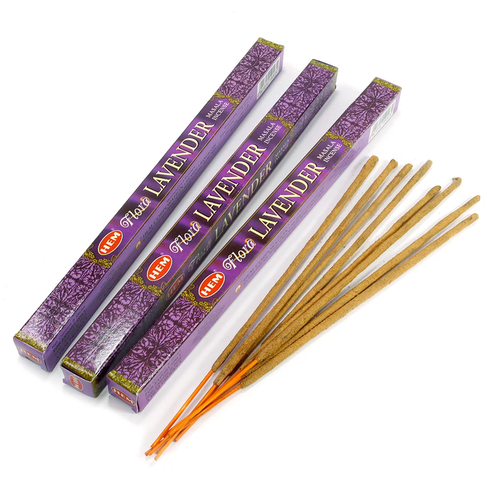 Благовония HEM Flora Lavender Masala - Лавандовая цветочная смесь, 8 палочек левин стефан практики исцеляющей медитации