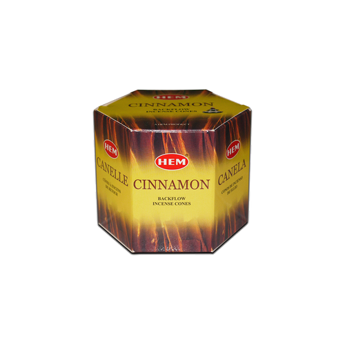 фото Благовония hem back flow cinnamon (корица), 40 конусов