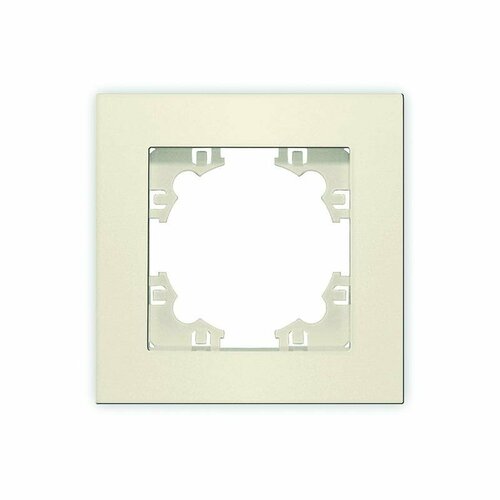 Рамка 1-м Афина сл. кость (ivory) Universal A0053-I