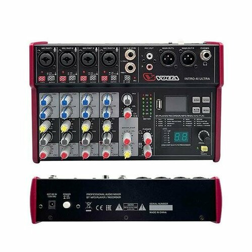 Аналоговый микшер Volta INTRO 41 ULTRA soundcraft efx8 микшерный пульт с процессором эффектов