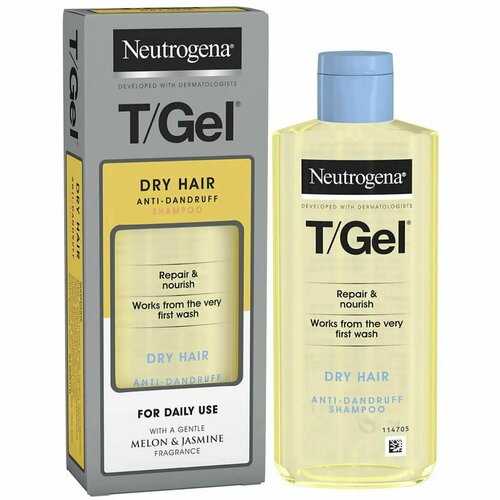 Neutrogena Шампунь против перхоти для сухих волос T/Gel Anti-Dandruff Shampoo for Dry Hair 250 мл