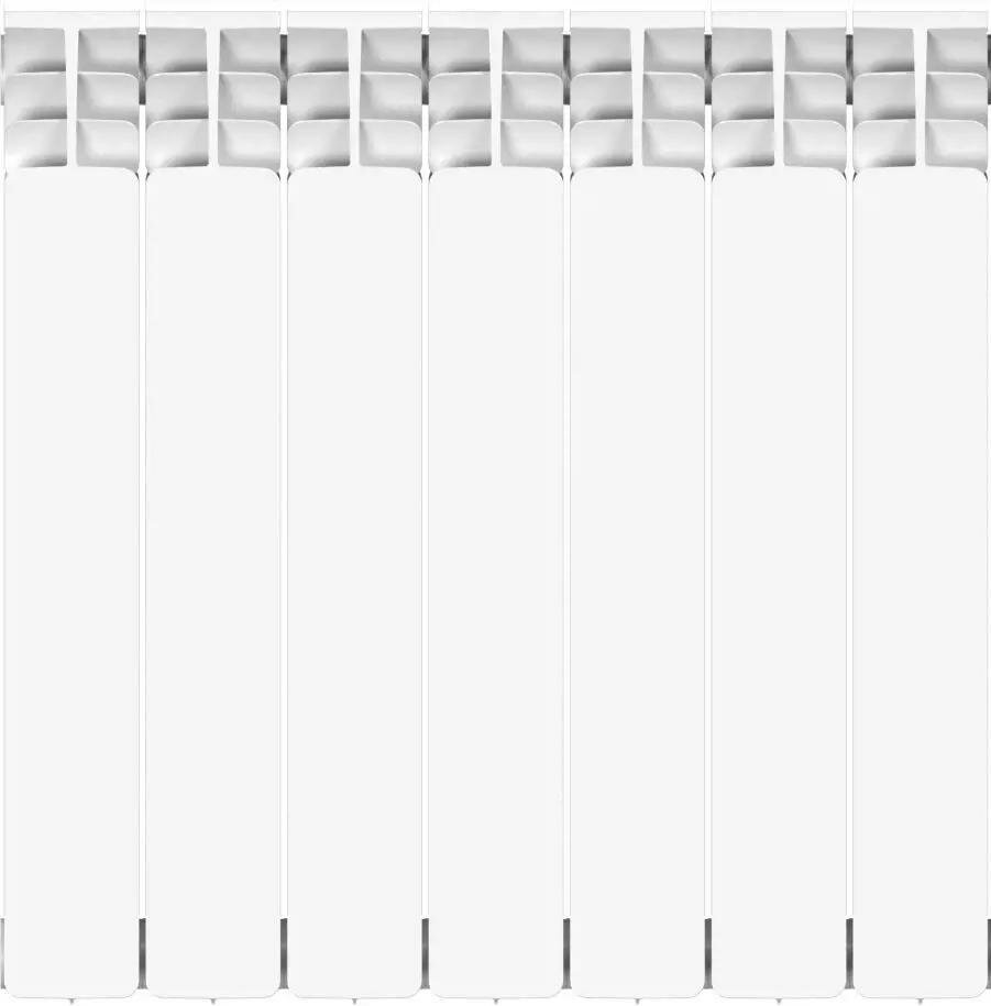 Радиатор Equation 500/100 7 секций боковое подключение биметалл белый