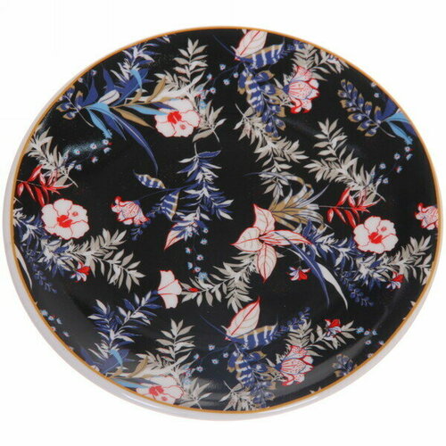 Тарелка керамическая «Paradise» 15см, черная