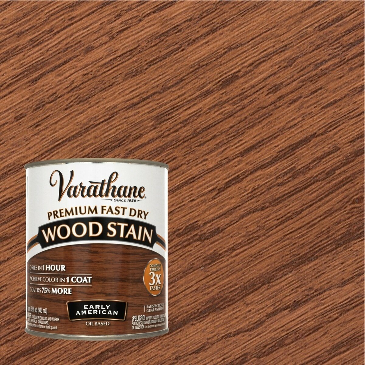 фото Быстросохнущая морилка на масляной основе Varathane Fast Dry Wood Stain 946 мл Ранне-Американский 262005