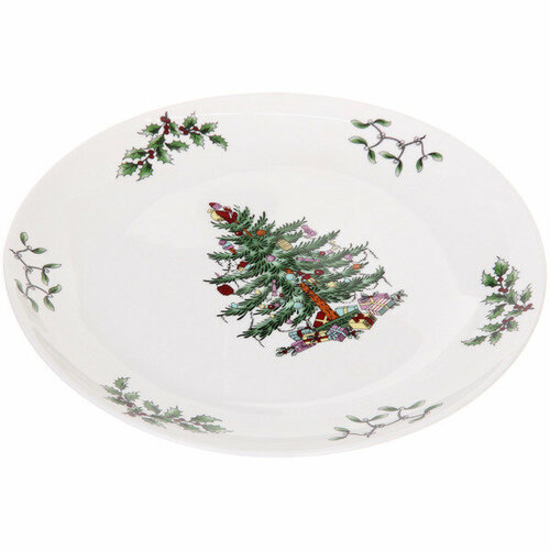 Тарелка керамическая 25*2,2см «Ёлочка»