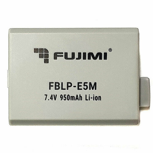 Аккумулятор FUJIMI LP-E5 для Canon адаптер питания canon dr e5 dc coupler заменяет аккумуляторы canon lp e5 для eos 450d 500d 1000d 3072b001