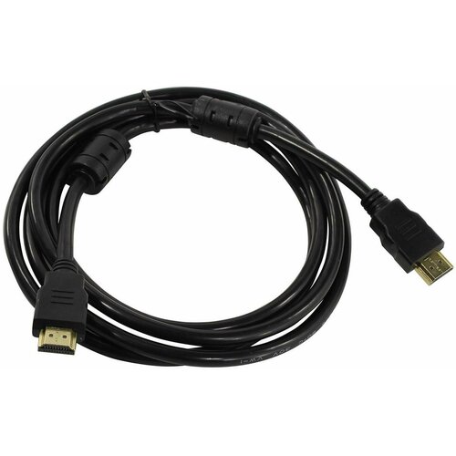 Кабель HDMI 25м 5bites APC-200-250F круглый черный кабель 5bites hdmi hdmi 2м 5bites apc 200 020f