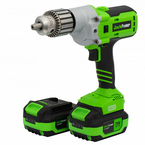 Дрель-шуруповёрт JACK POWER 4 Ah Li-Ion 130 Нм 20V серия Professional кейс 2 аккумулятора зар 2878400₽