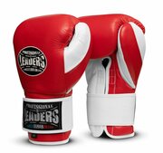 Перчатки боксерские LEADERS LS 2 RD/WH (красно-белые) (12 oz)