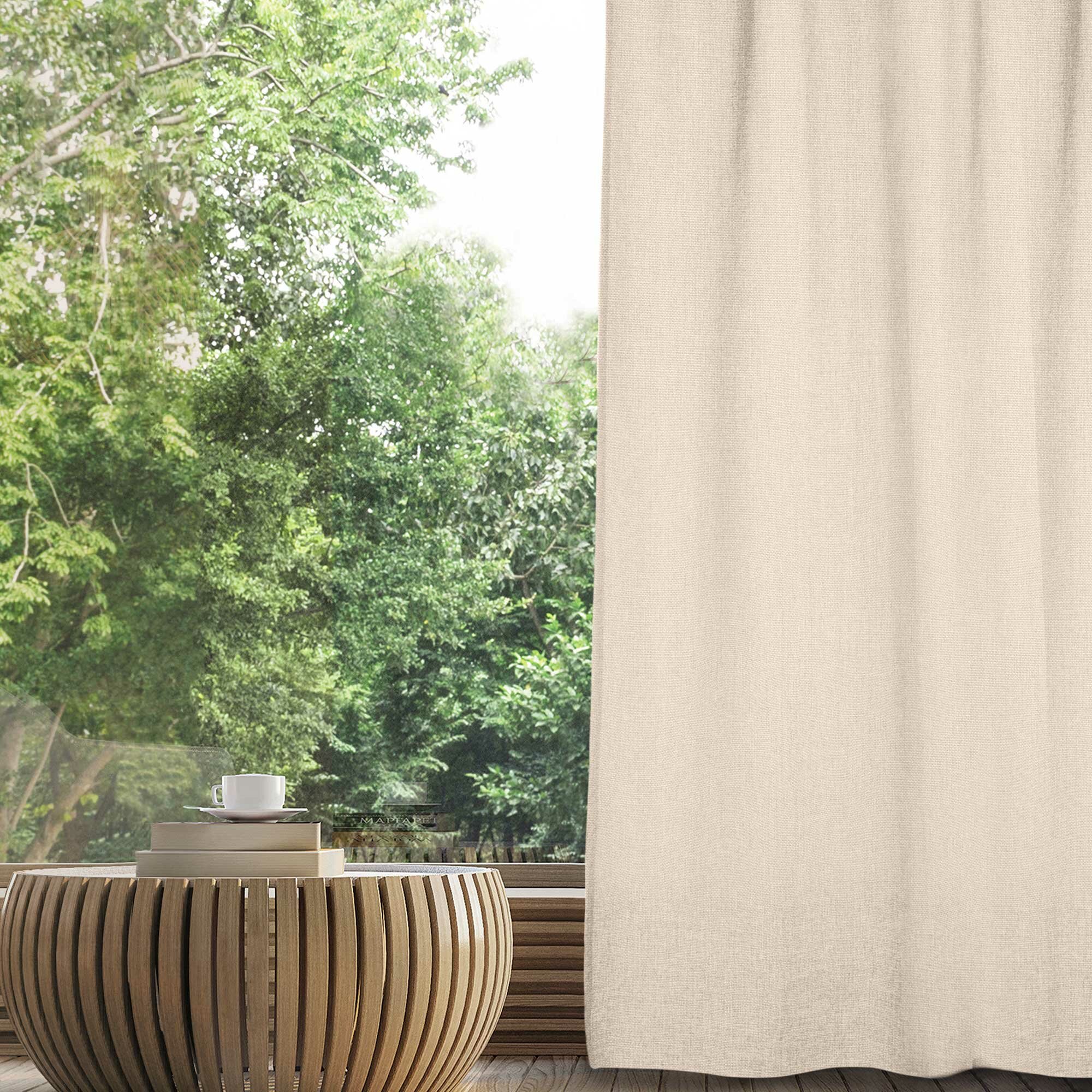 фото Штора Волшебная Ночь Рогожка 777122 165х270см Жемчуг