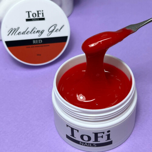 Гель для моделирования Modeling Gel ToFi Red 30 г