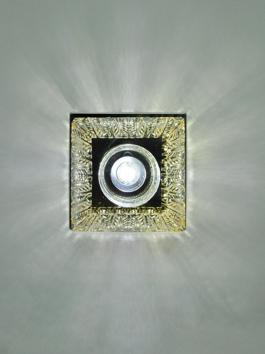 1102CL-GY-5.3-Ch Светильник точечный хром - фотография № 5