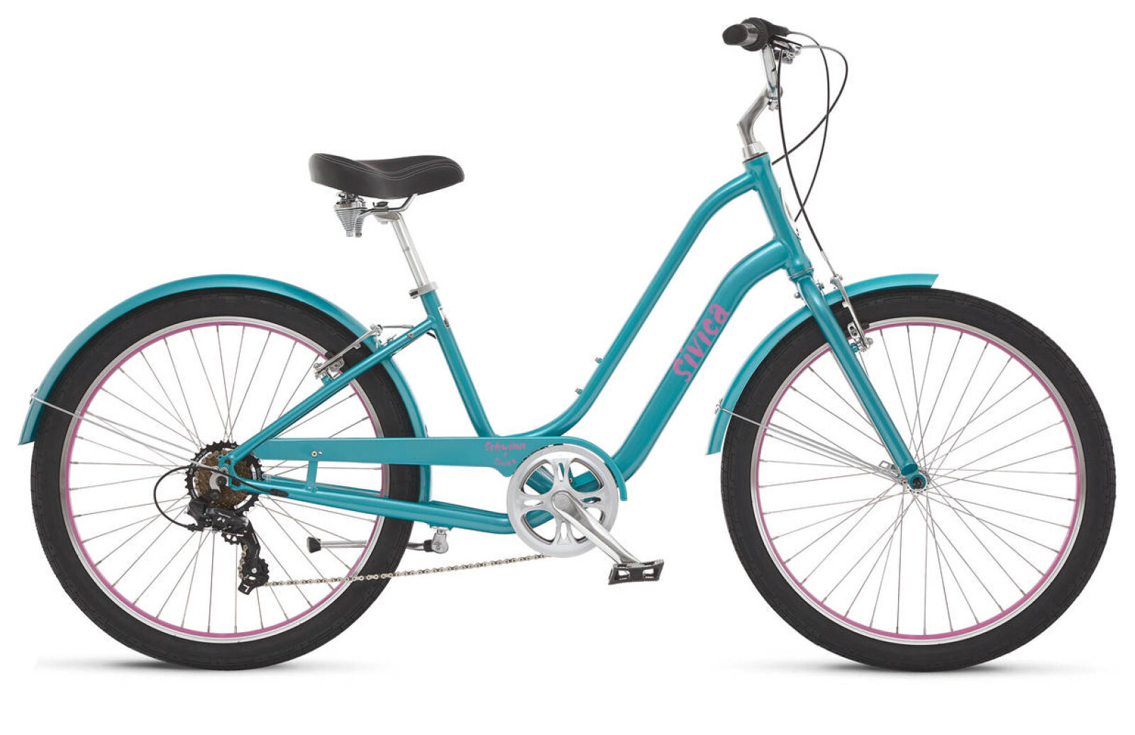 Женский велосипед Schwinn Sivica 7 Women (2022) 26 Бирюзовый