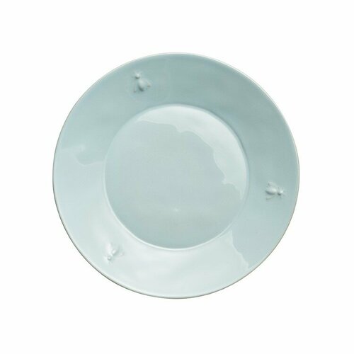 Тарелка закусочная Abeille 21,5 см, керамика, цвет голубой, La Rochere, Франция, 00598163