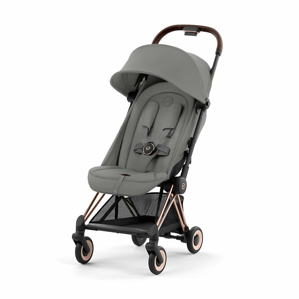 Прогулочная коляска Cybex Coya, цвет Mirage Grey / Rose Gold