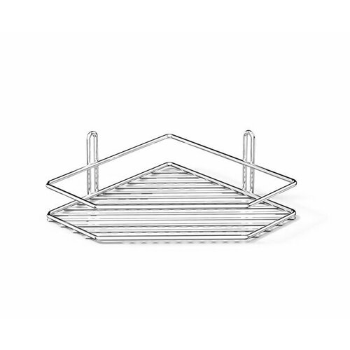 Полка для ванной комнаты трапеция Classic-1 одноярусная, хром 20,0*20,0*7,0 см