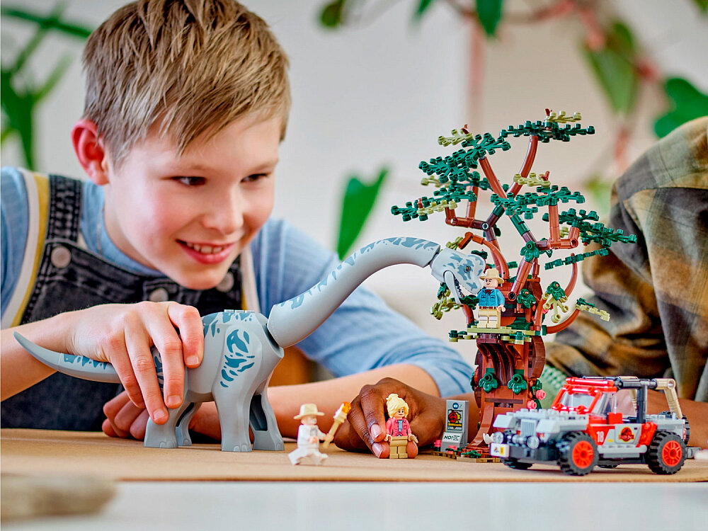 Конструктор LEGO Jurassic World 76960 Встреча с Брахиозавром — фото 11