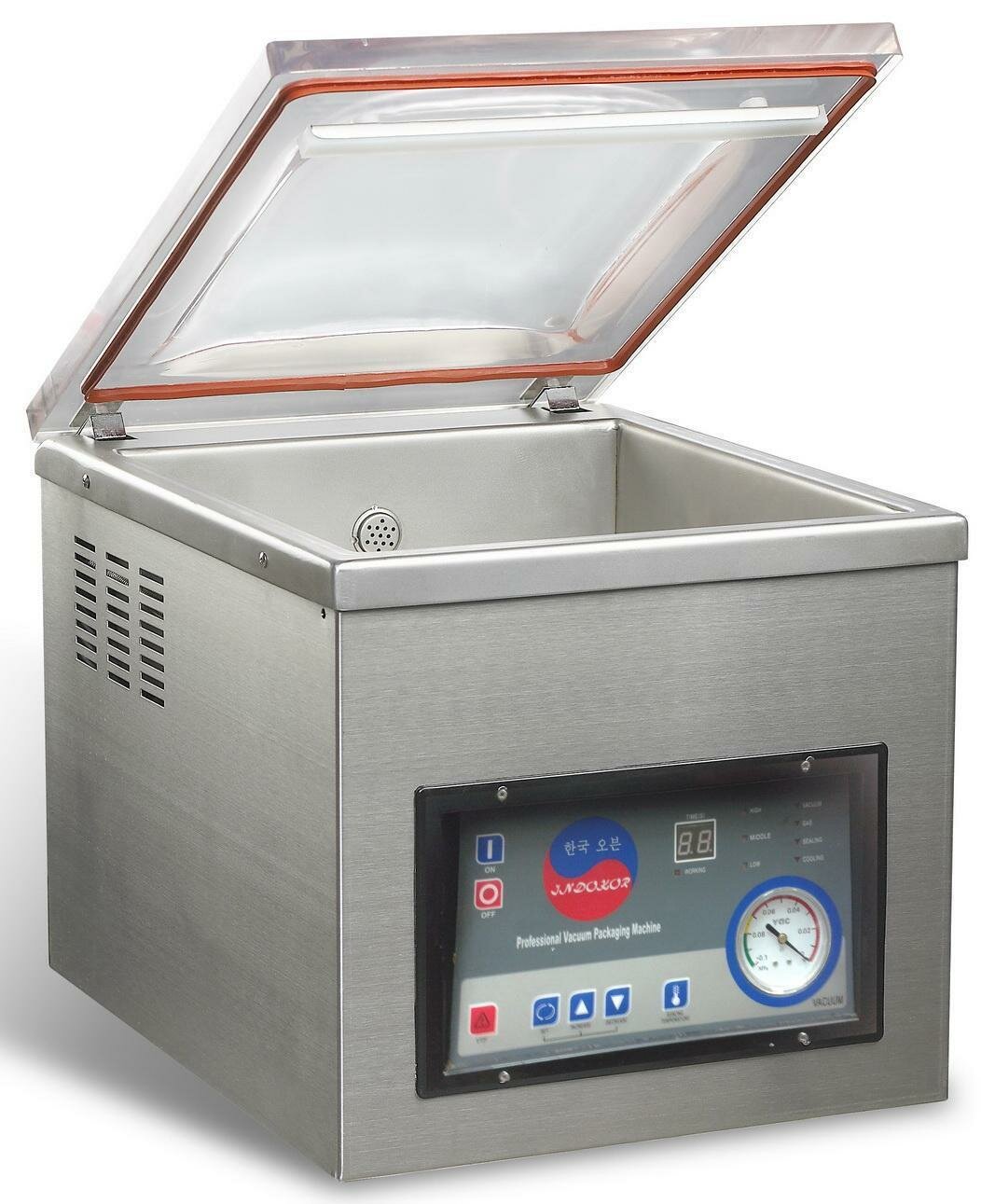 Аппарат упаковочный вакуумный INDOKOR IVP-300/PJ, газ, 480х370х450 мм, 220 В, 0.37 кВт