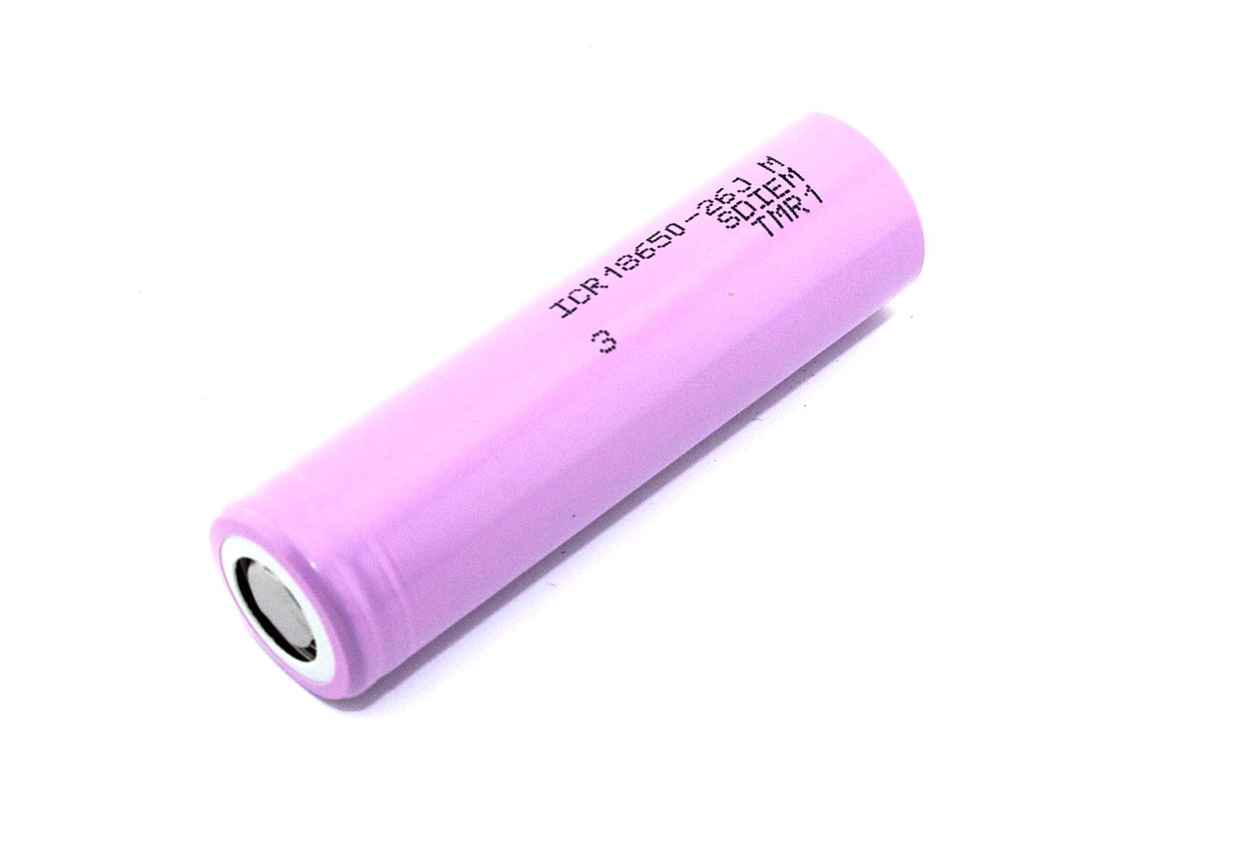 Аккумулятор Li-Ion 18650 для SAMSUNG ICR18650-26JM 2600mAh