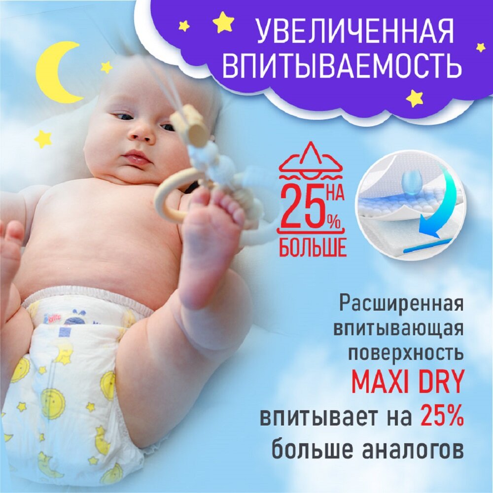 Подгузники трусики 6 размер XXL для новорожденных детей от 15-20 кг 32 шт / Детские японские премиум ночные памперсы трусы для мальчиков и для девочек